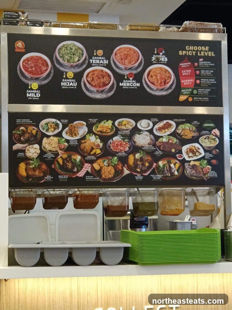 Sambal Menu