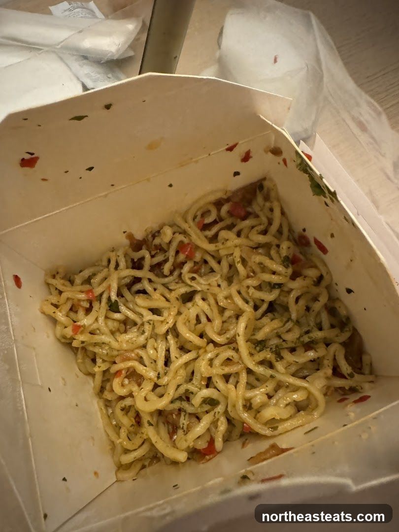 Noodles in a Takeout Box