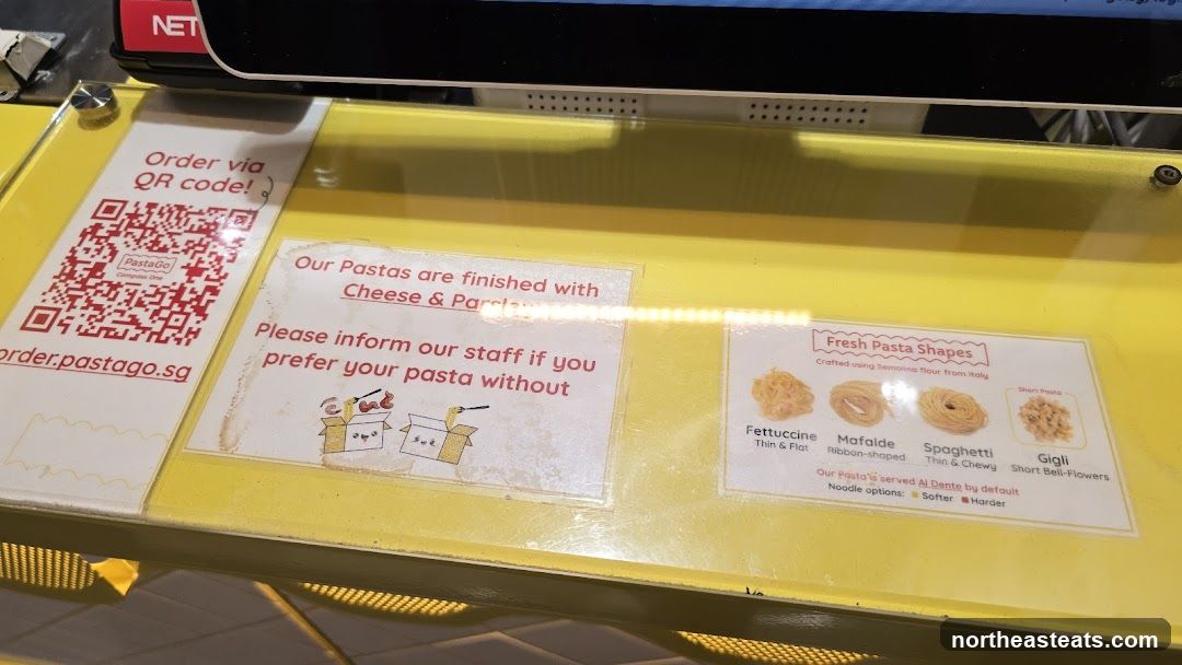 Pasta Ordering Information