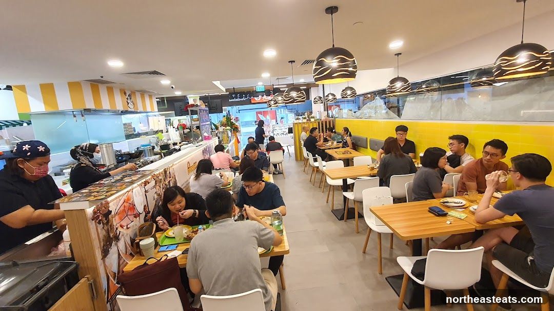 Restaurant Interior with Diners