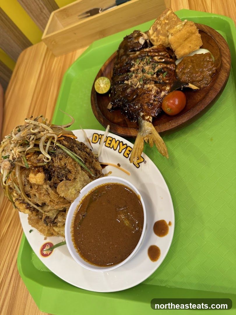 Grilled Fish and Fried Appetizer