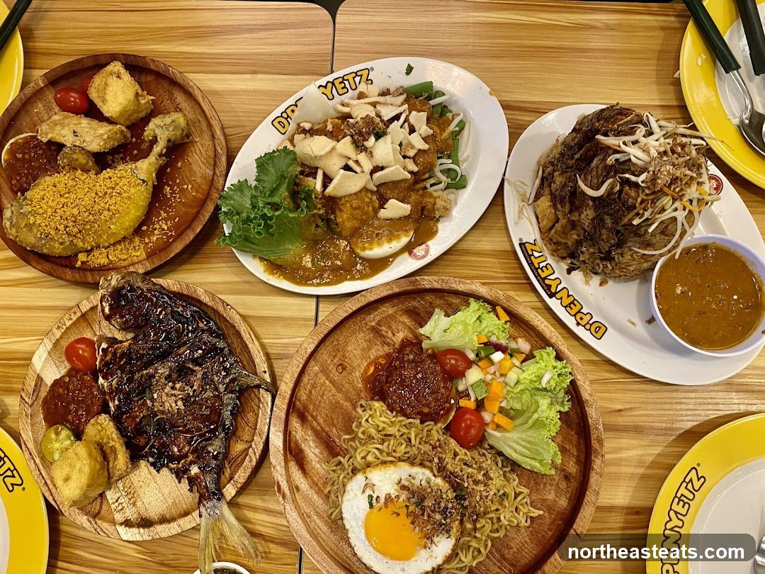 Assortment of Indonesian Dishes