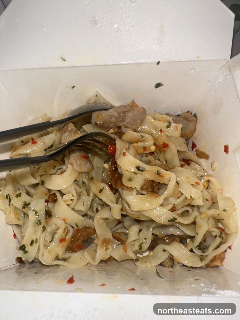 Noodles with Meat and Chili