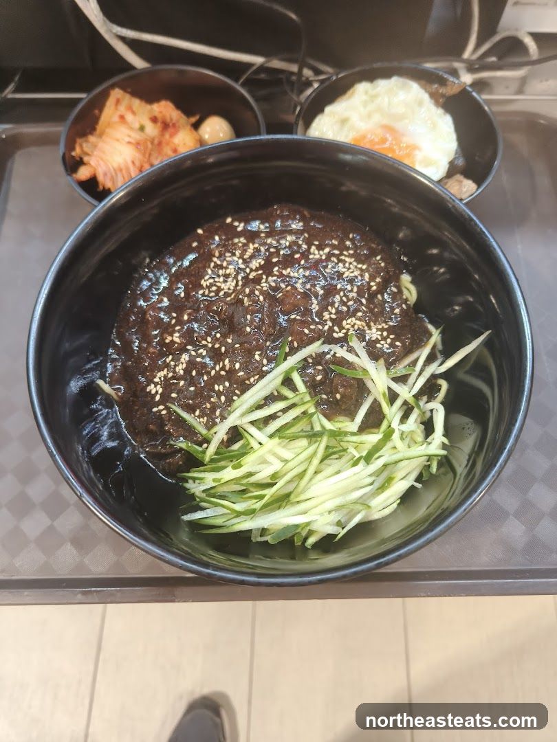 Jajangmyeon with Side Dishes