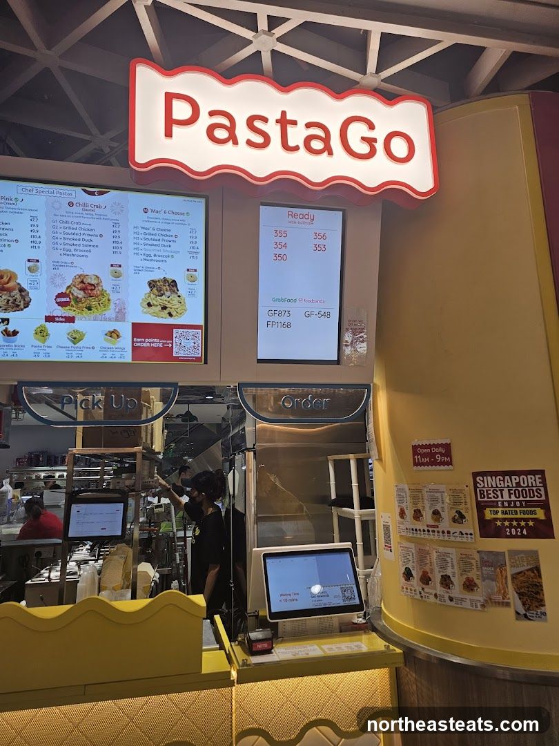 PastaGo Menu and Order Station