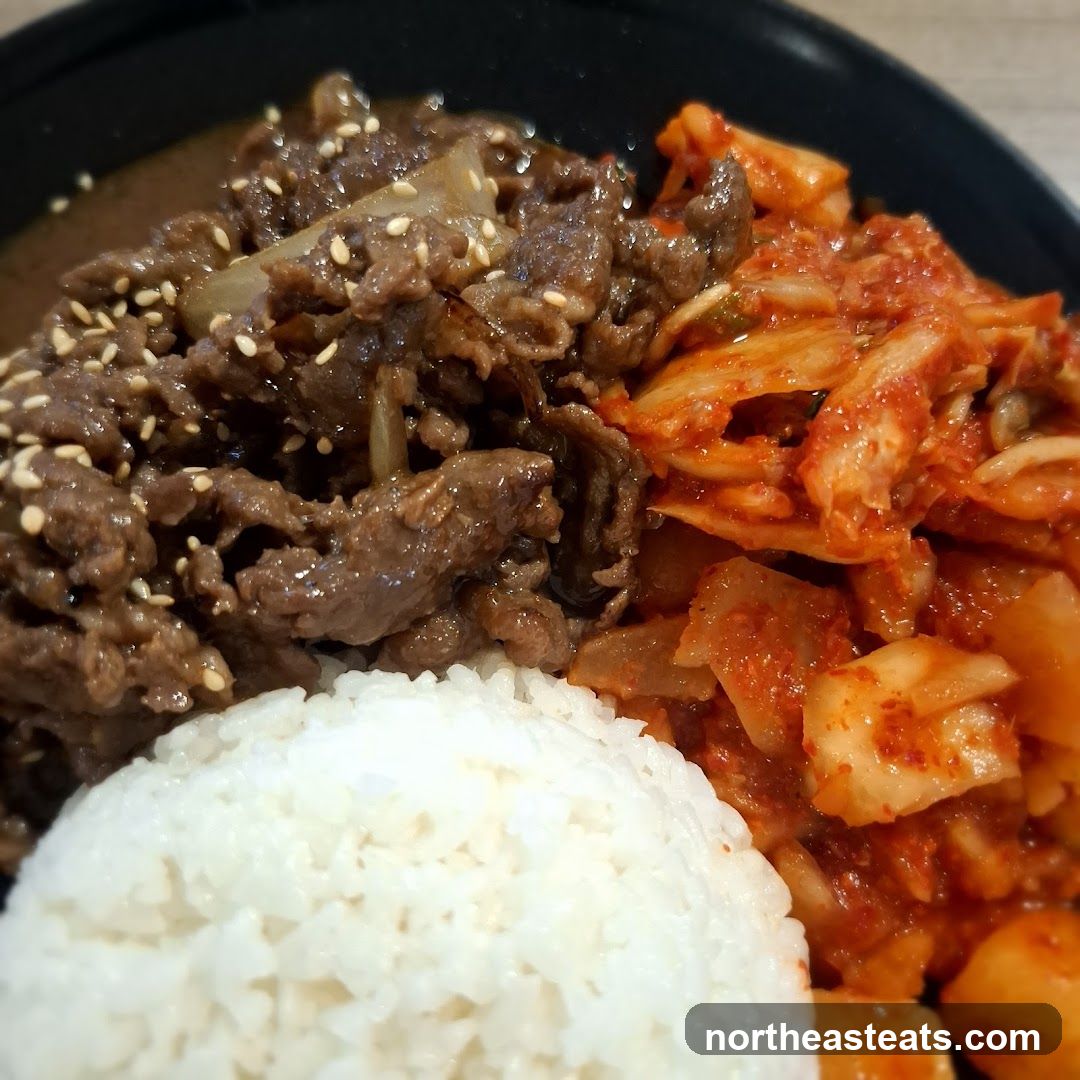 Beef and Kimchi Rice Bowl