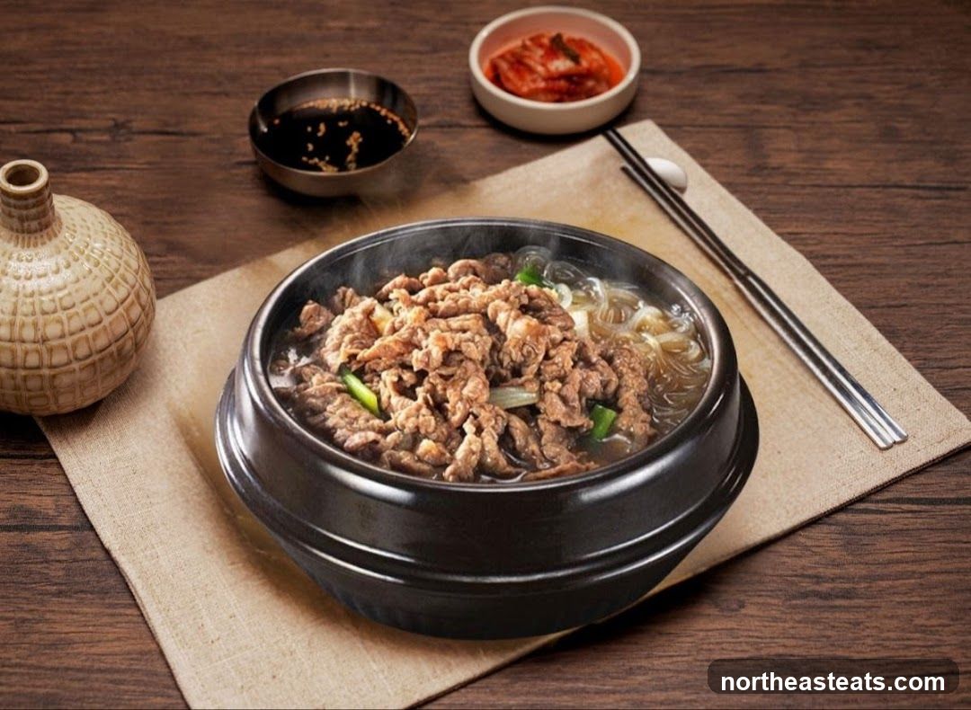 Korean Beef and Noodle Soup