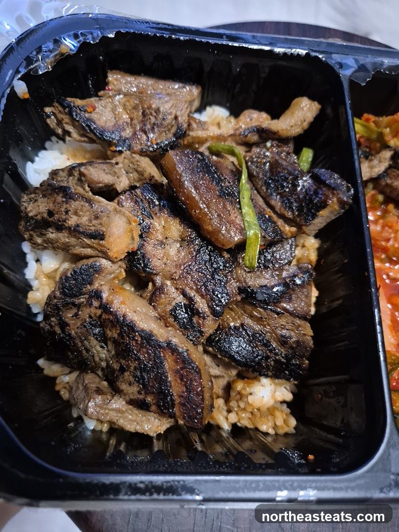 Grilled Meat and Rice Bowl
