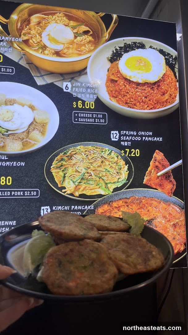 Korean Food Menu