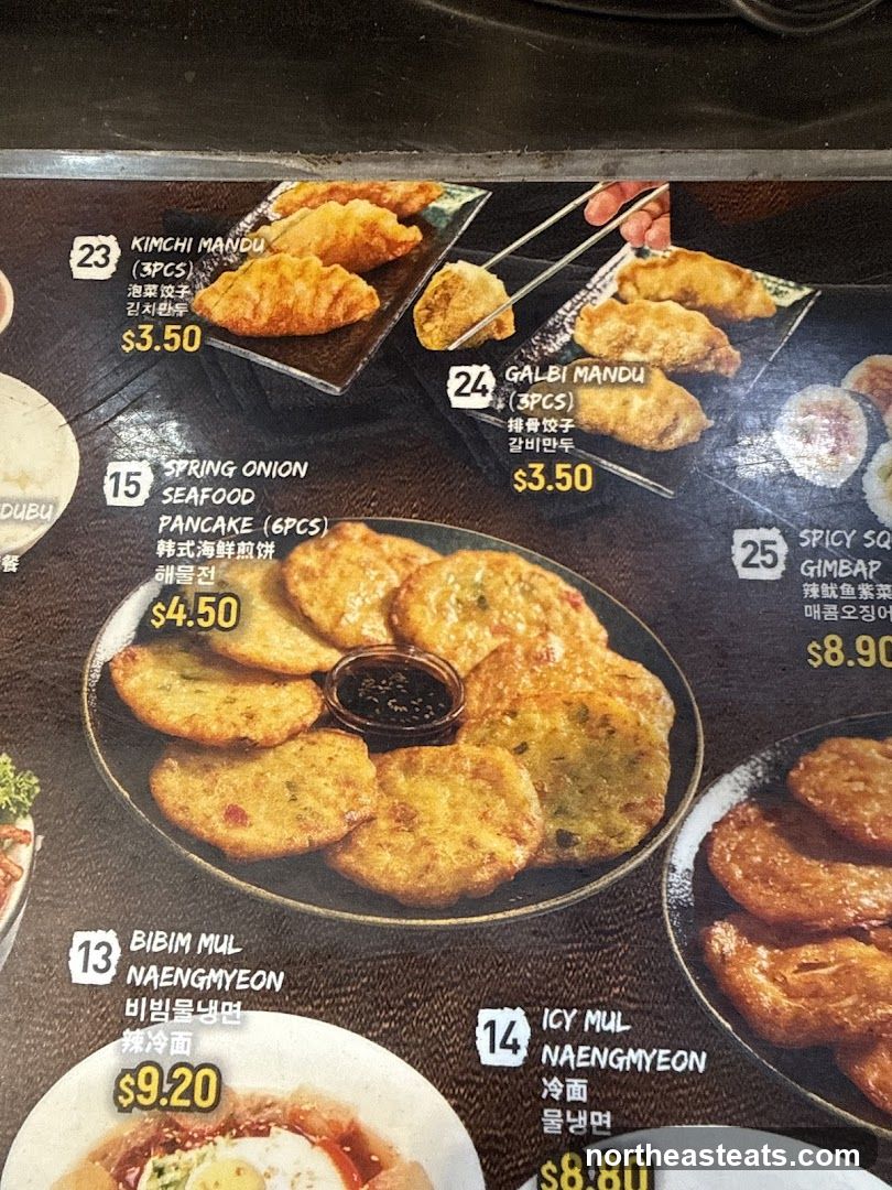 Menu Items