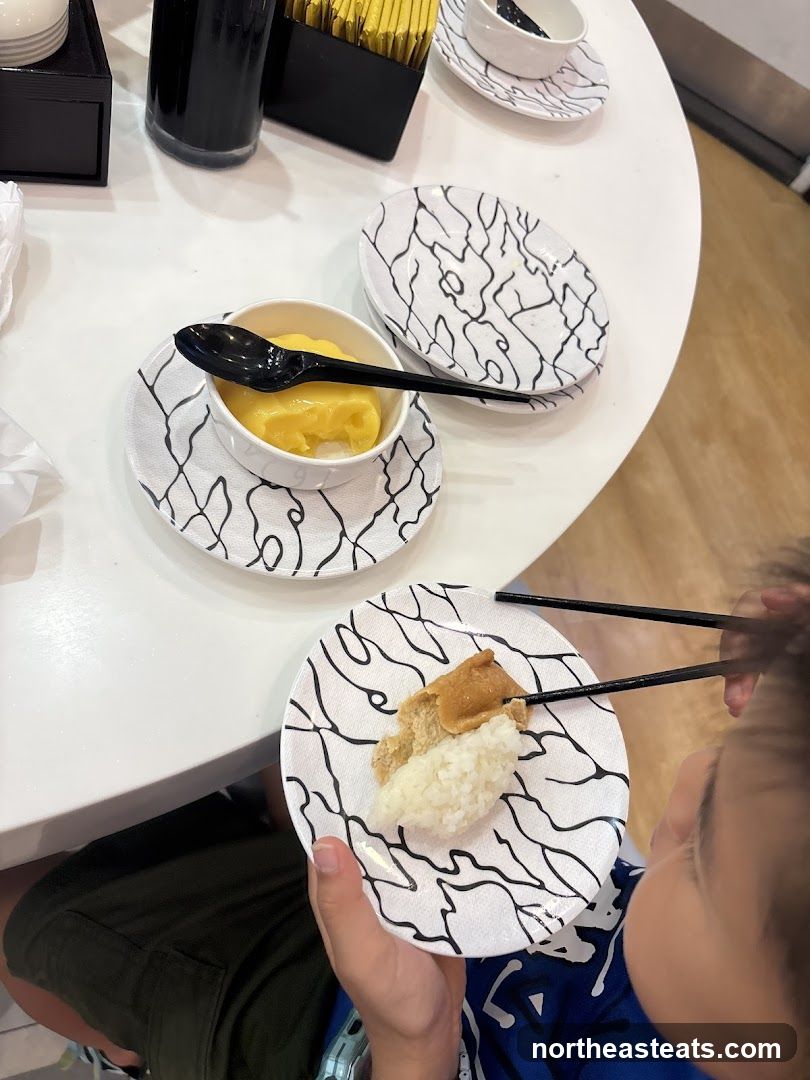 Dessert and Sushi