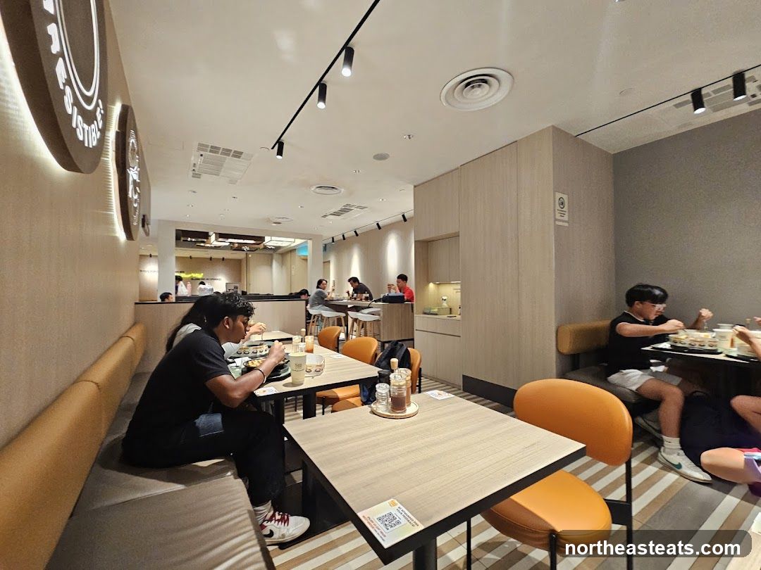 Restaurant Interior with Diners