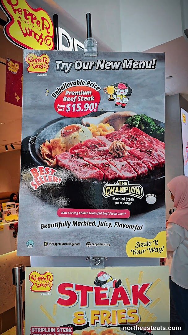Pepper Lunch New Menu Advertisement