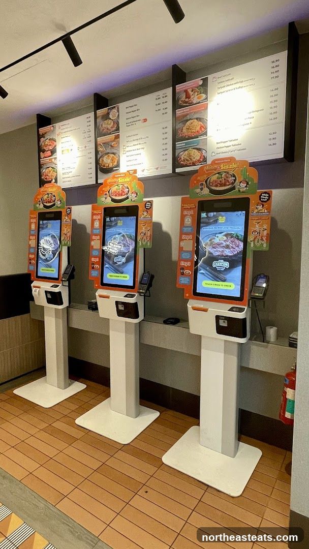 Self-order kiosks and menu boards