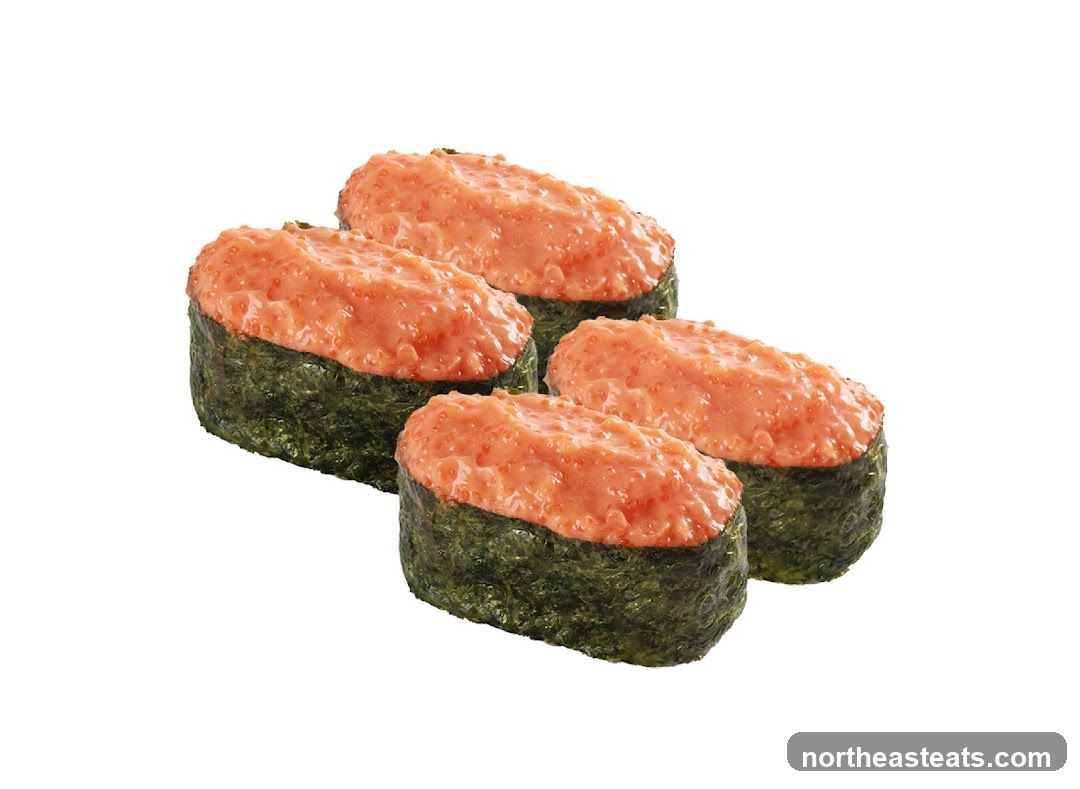 Four pieces of sushi