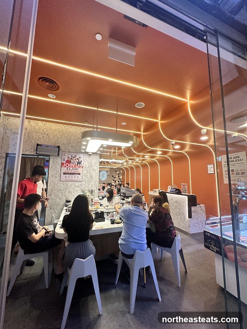 Diners at a restaurant
