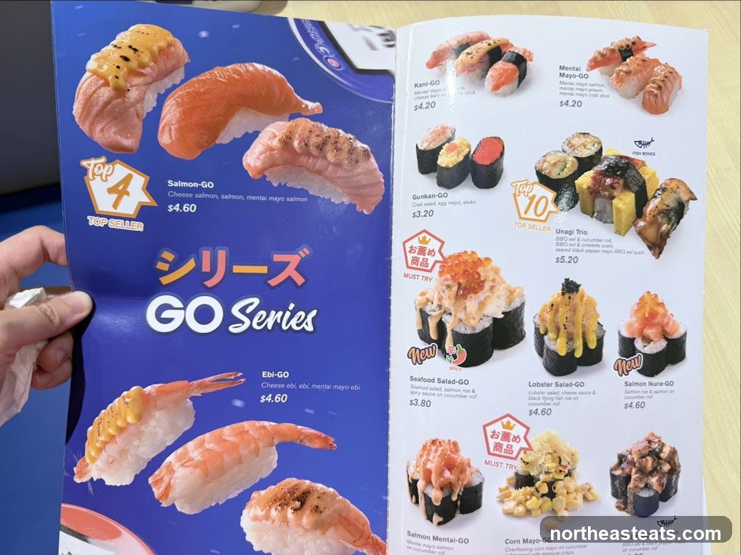 GO Series Menu