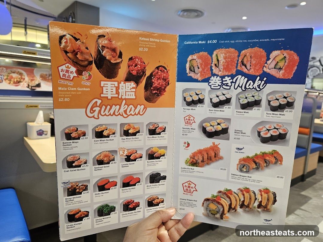 Gunkan and Maki Menu