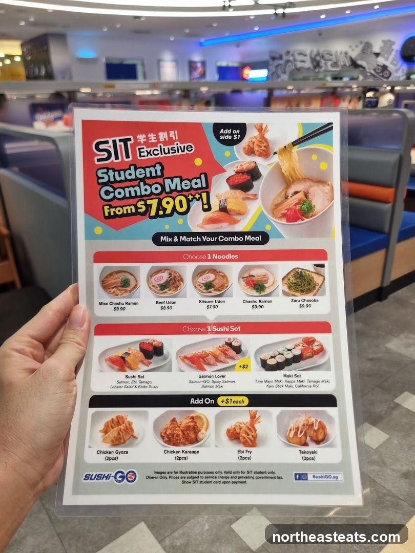 SIT Exclusive Student Combo Meal