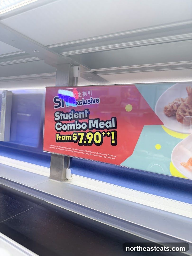 Student Combo Meal Promotion