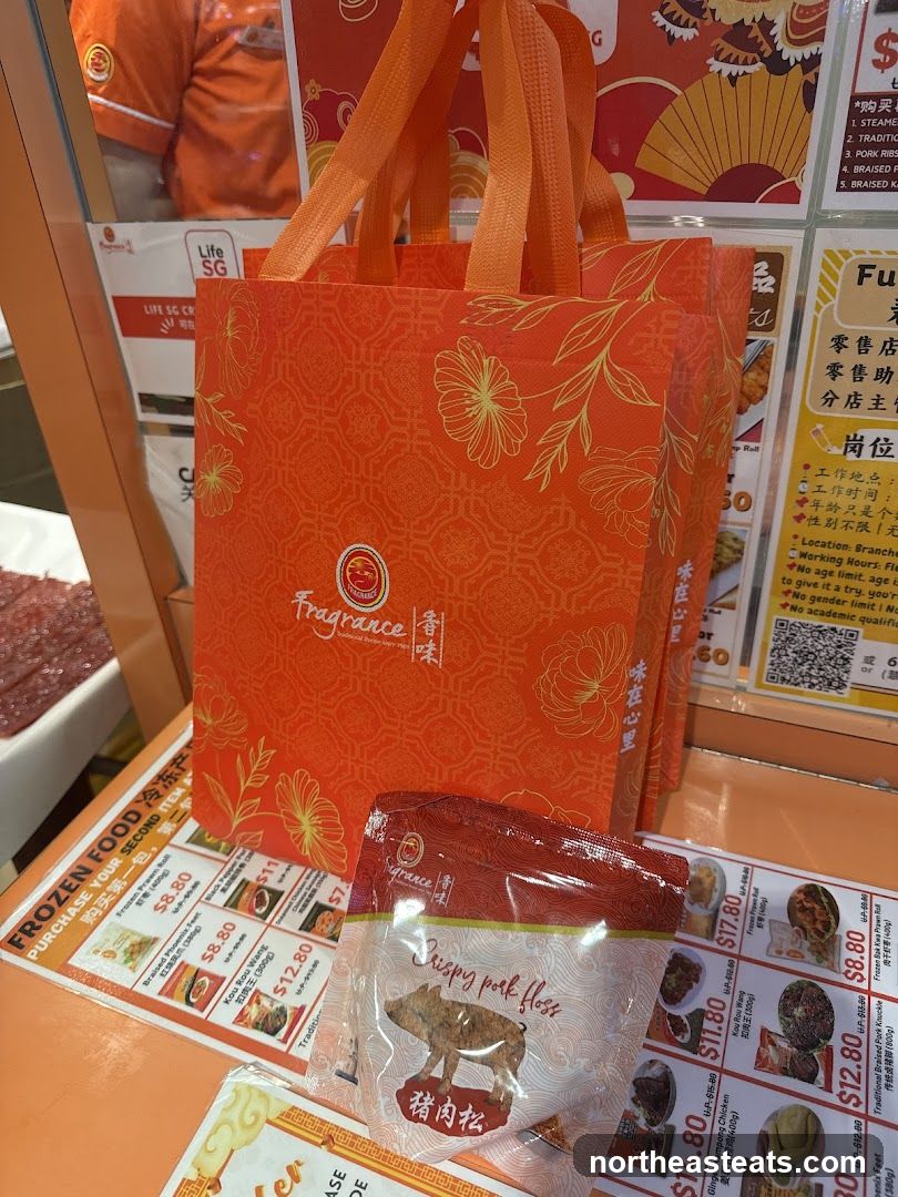 Fragrance Crispy Pork Floss and Shopping Bag