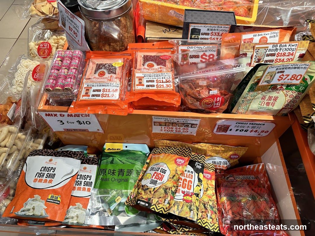 Assortment of Snacks and Food Items