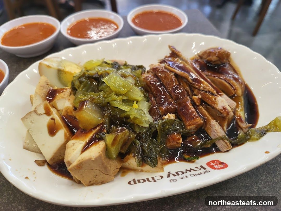 Braised Duck and Tofu Platter