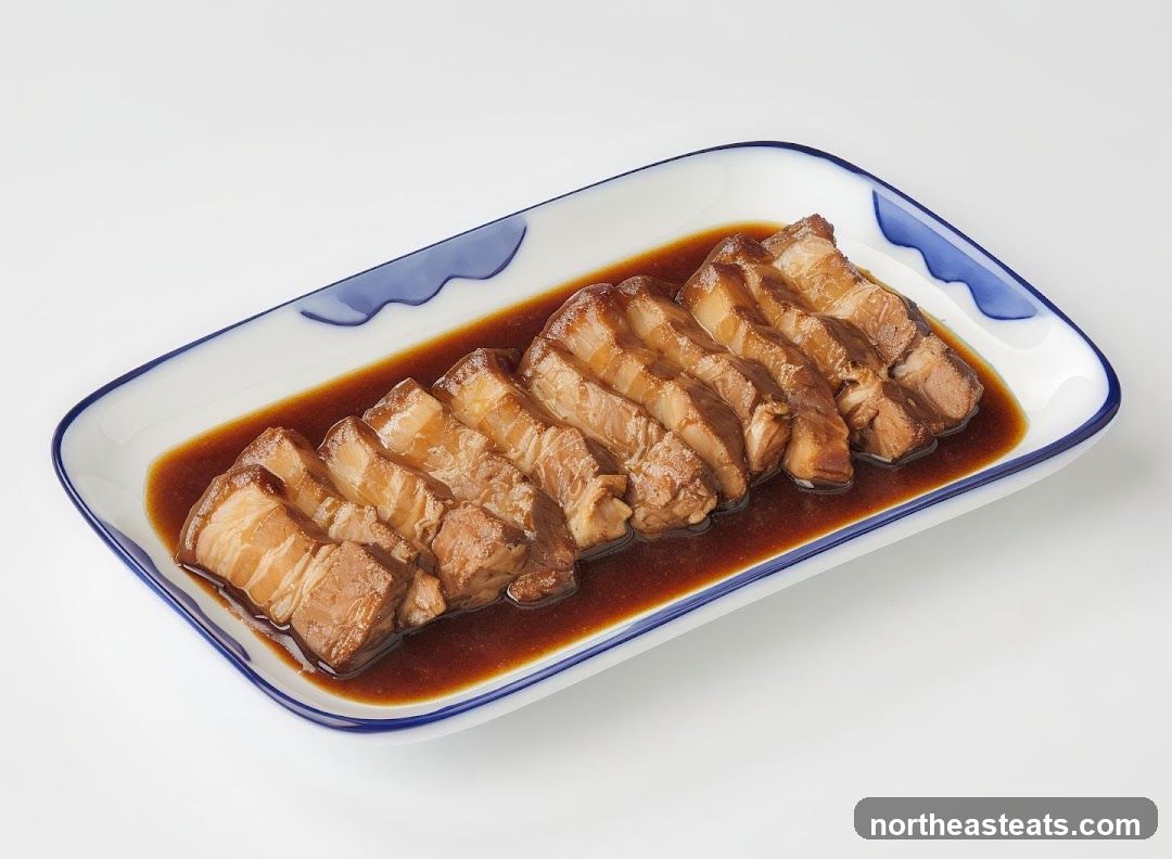 Braised Pork Belly Slices