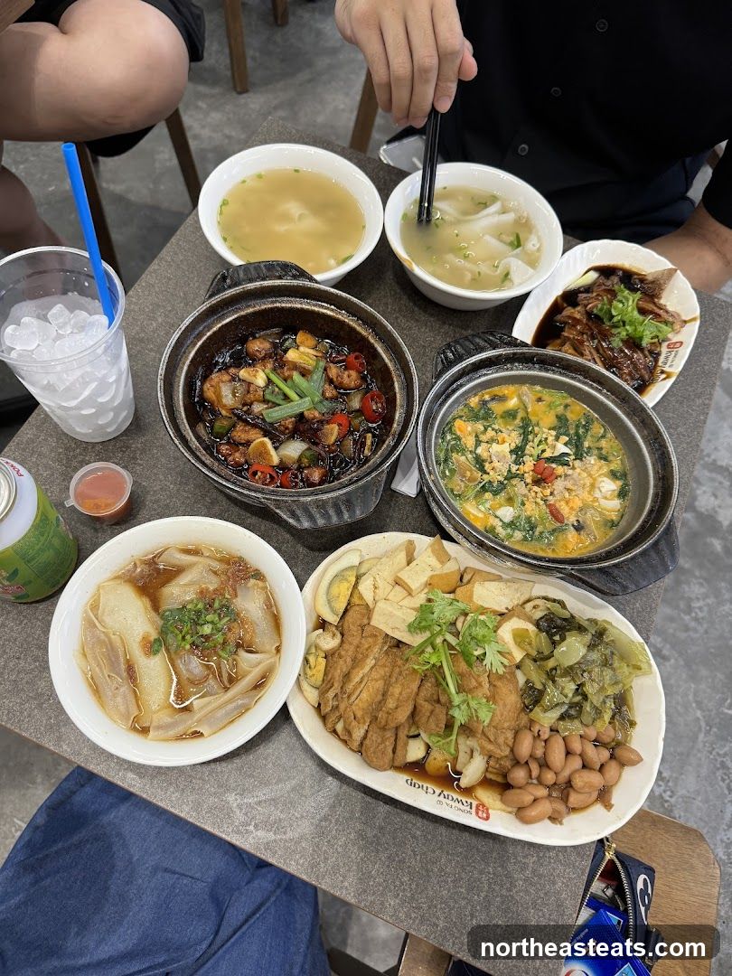 Assortment of Chinese Dishes