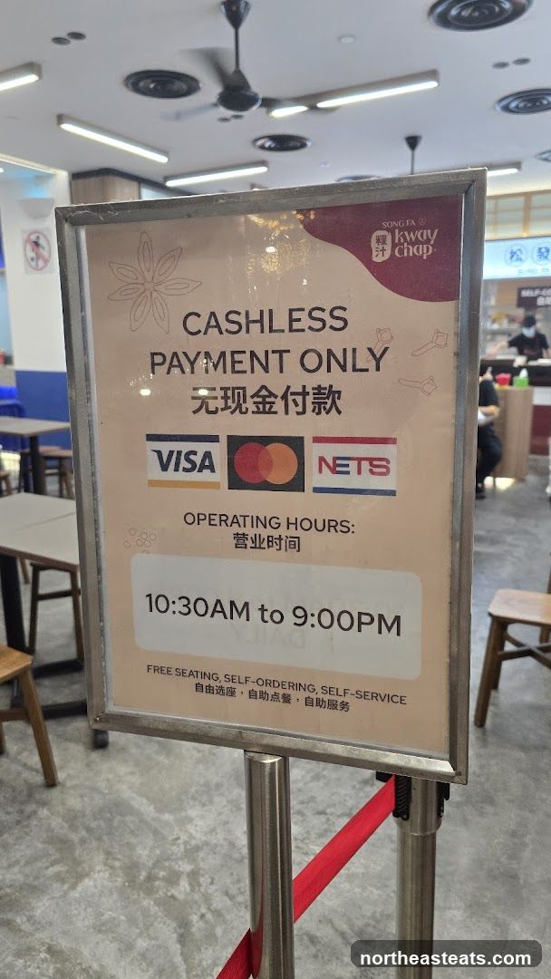 Cashless Payment Sign