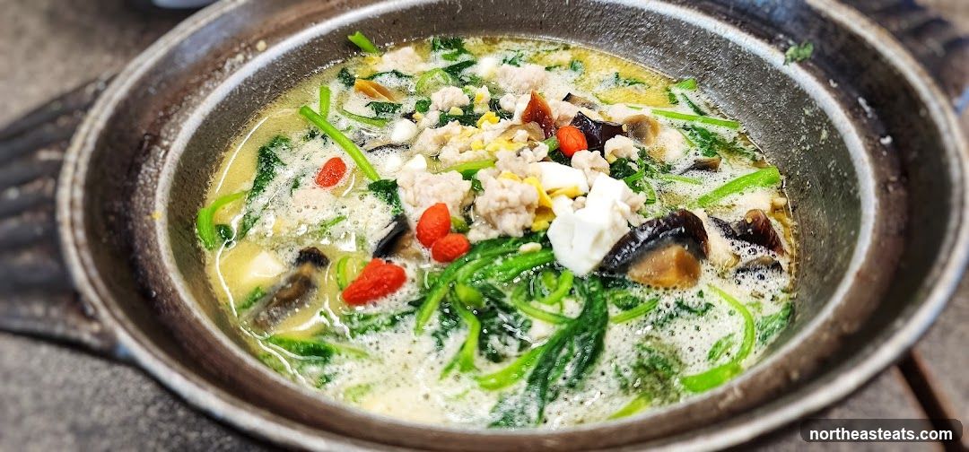 Pork and Century Egg Soup