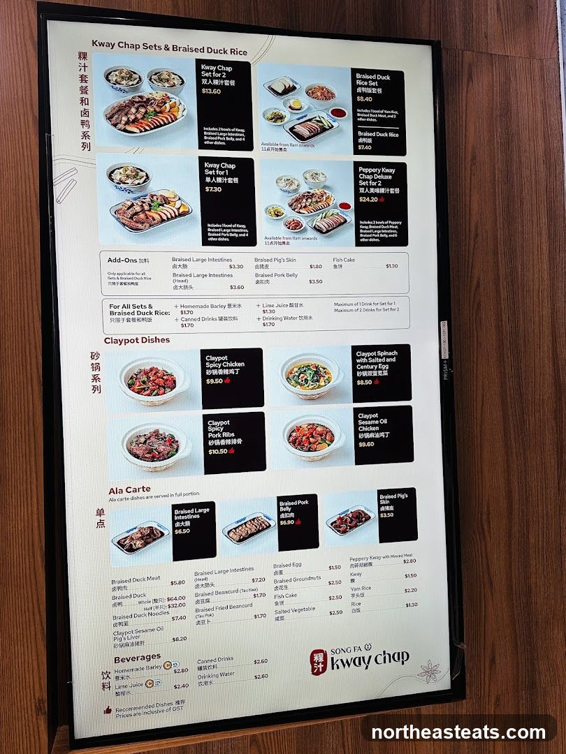 Kway Chap Sets & Braised Duck Rice