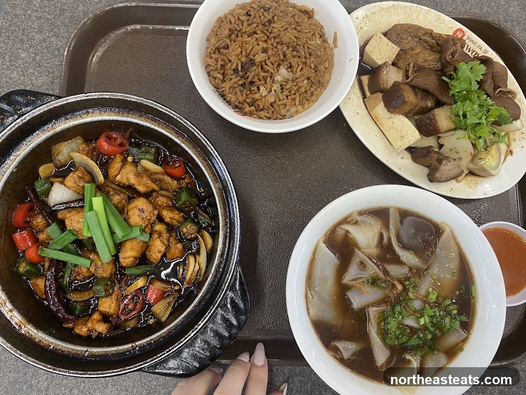 Meal with Braised Pork and Rice