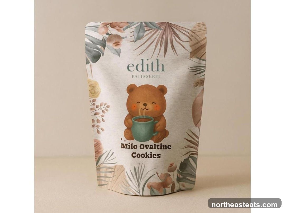 Milo Ovaltine Cookies Packaging