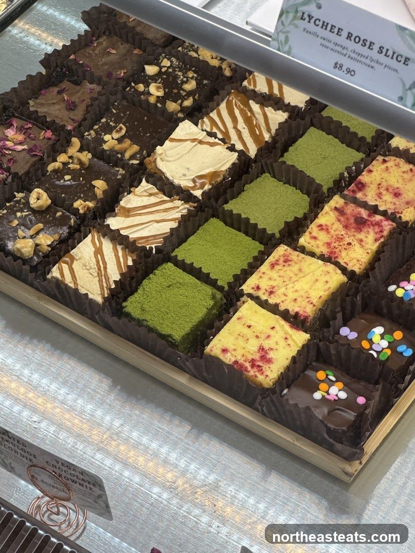 Assortment of Slices and Brownies