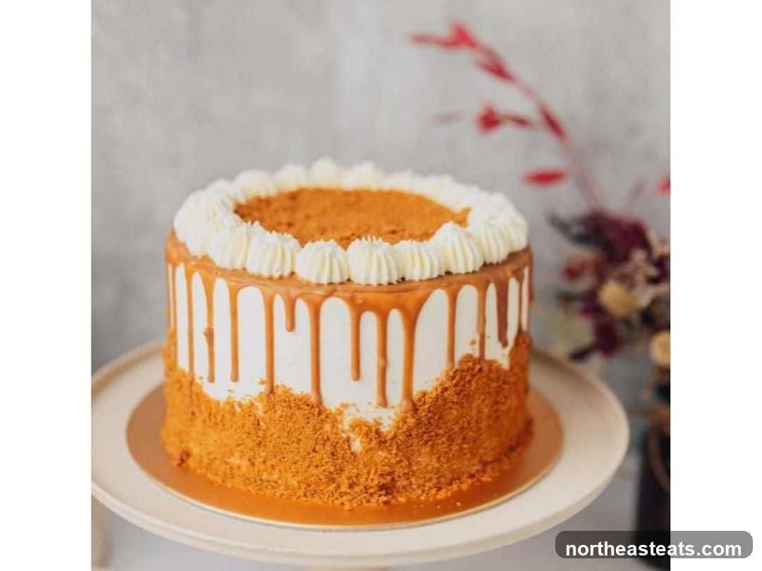Caramel Drip Cake