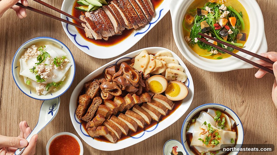 Assortment of Chinese Dishes