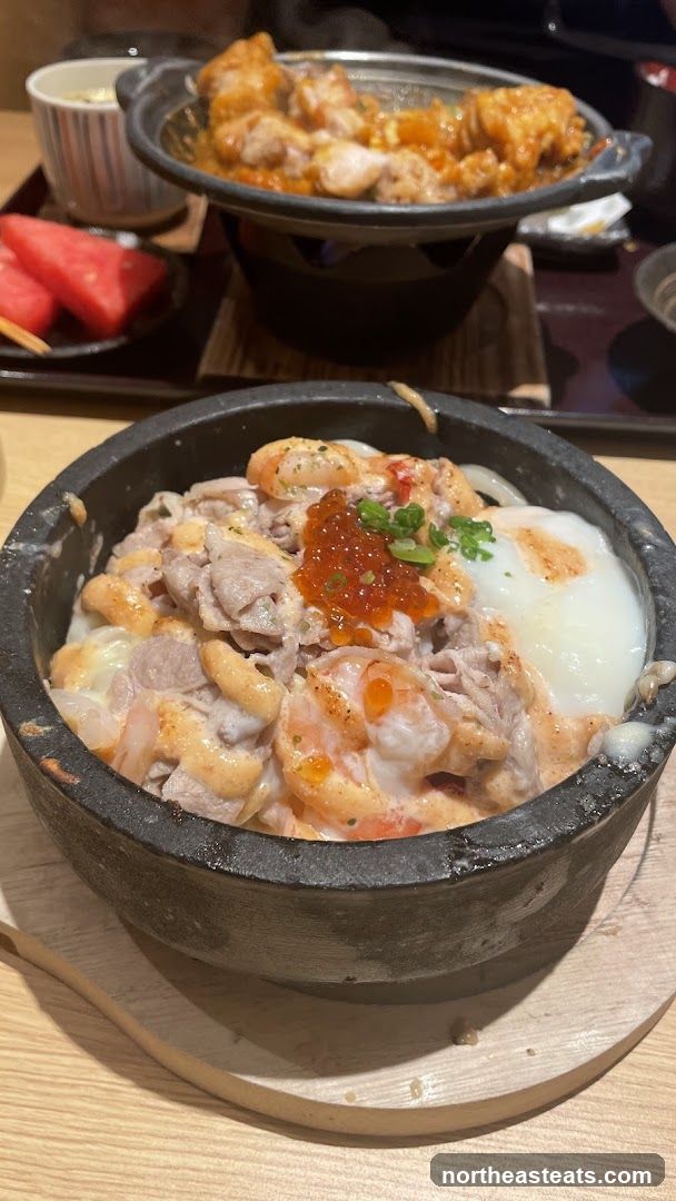 Stone Bowl Dish with Pork and Shrimp