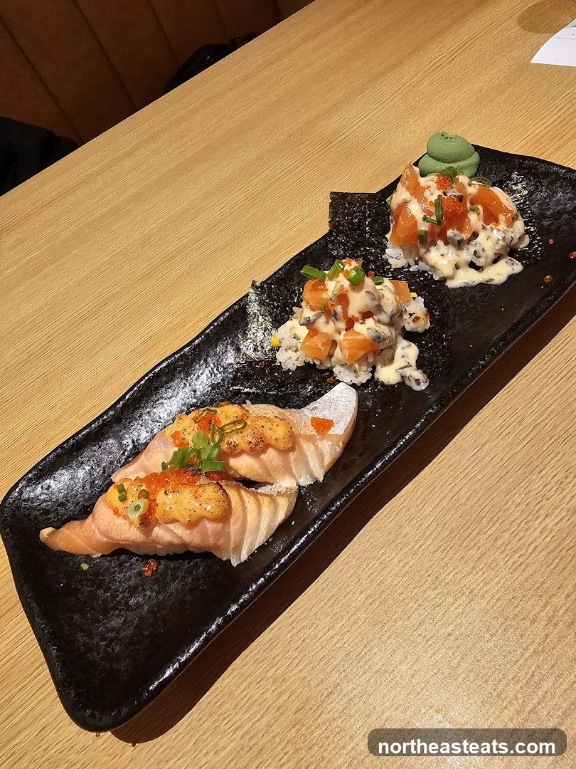 Salmon Sushi Platter
