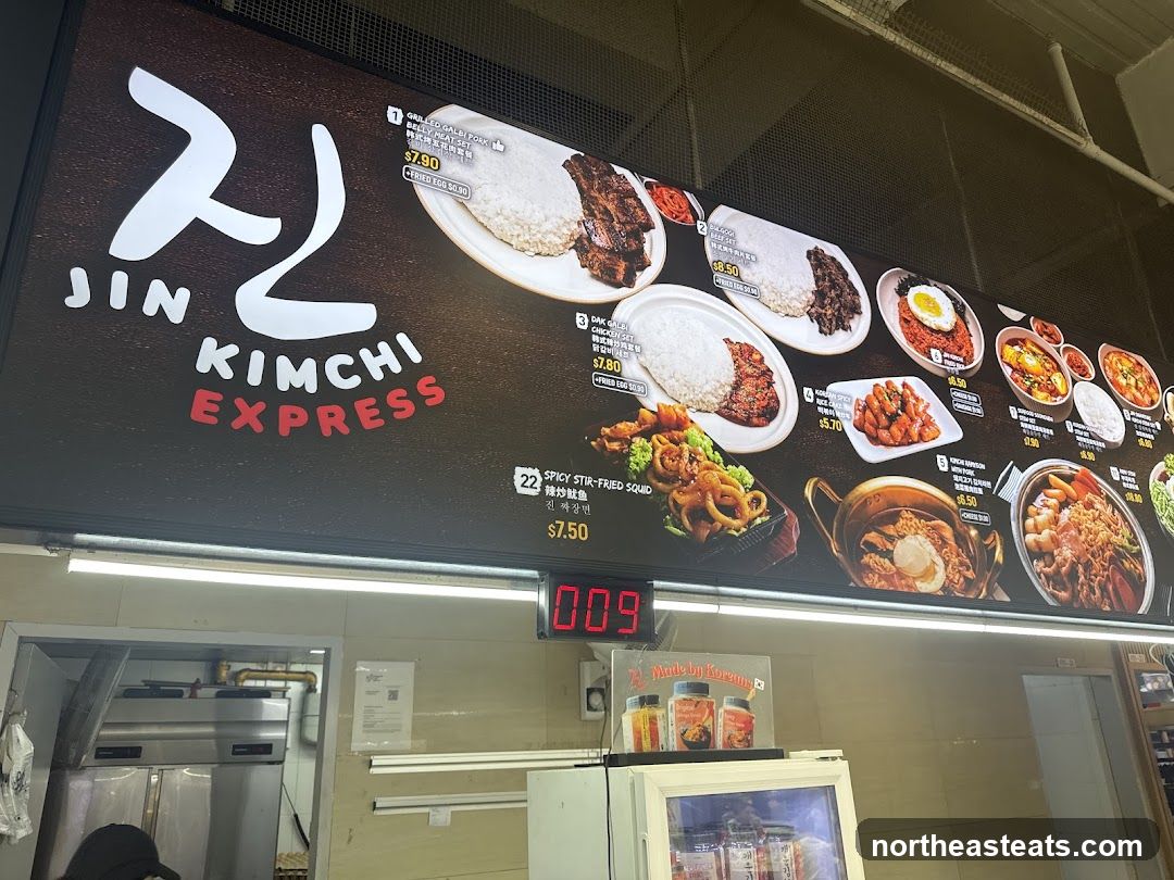Jin Kimchi Express Menu
