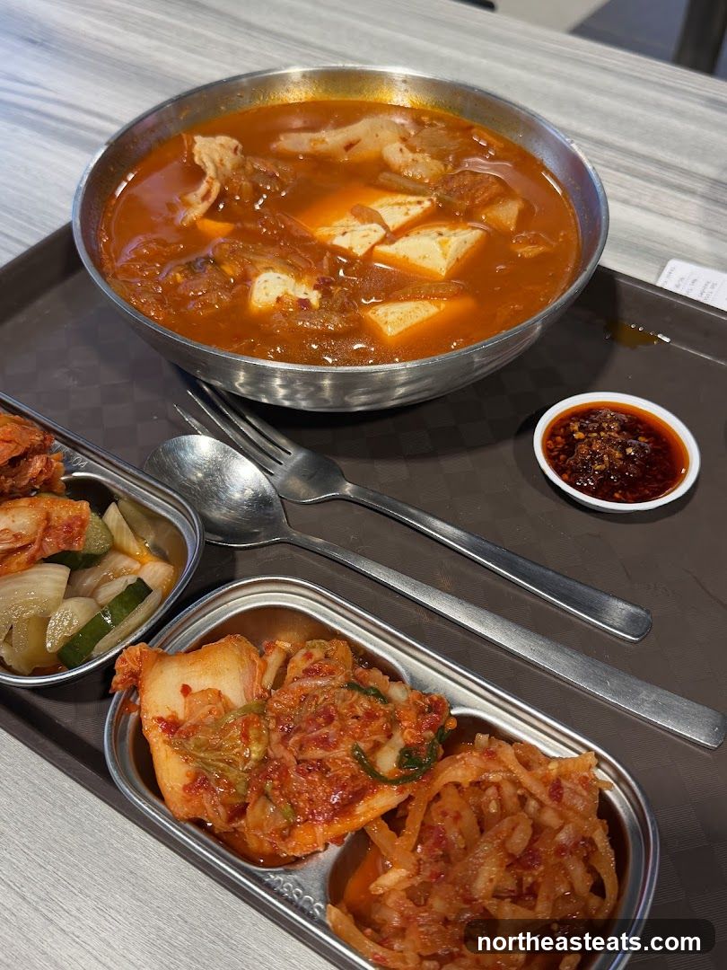 Korean Stew with Side Dishes