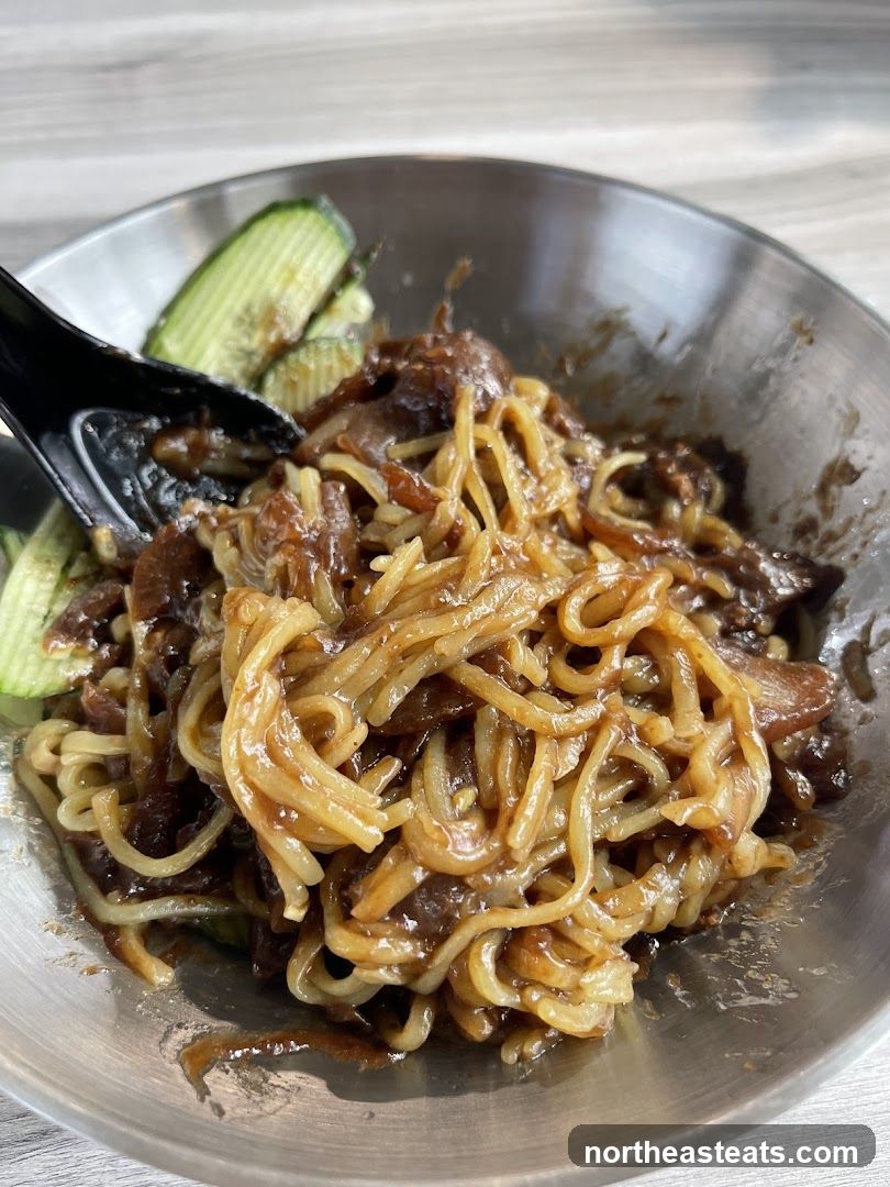Noodles with Cucumber