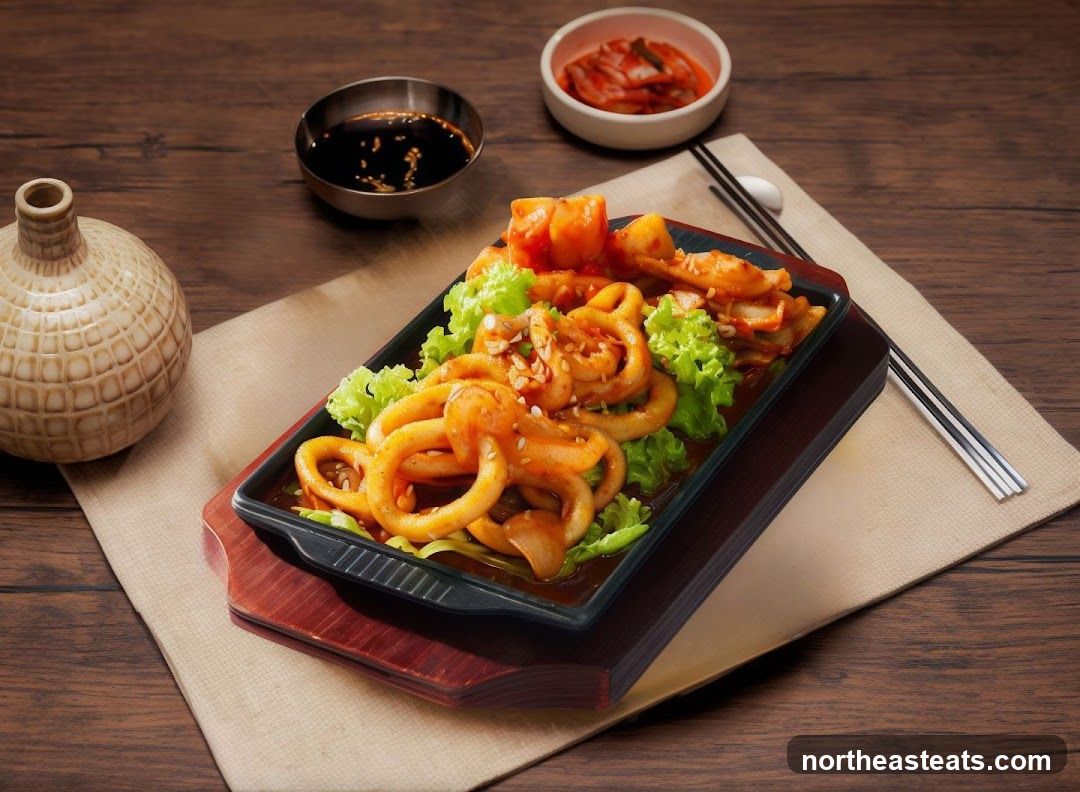 Spicy Squid Dish