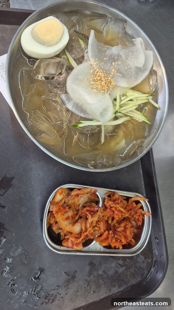 Cold Noodle Dish with Kimchi