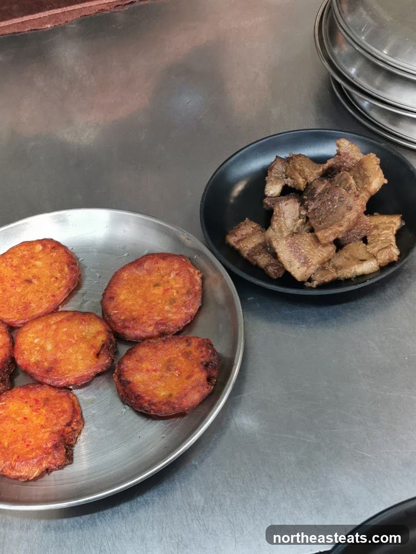 Korean Pancakes and Grilled Meat
