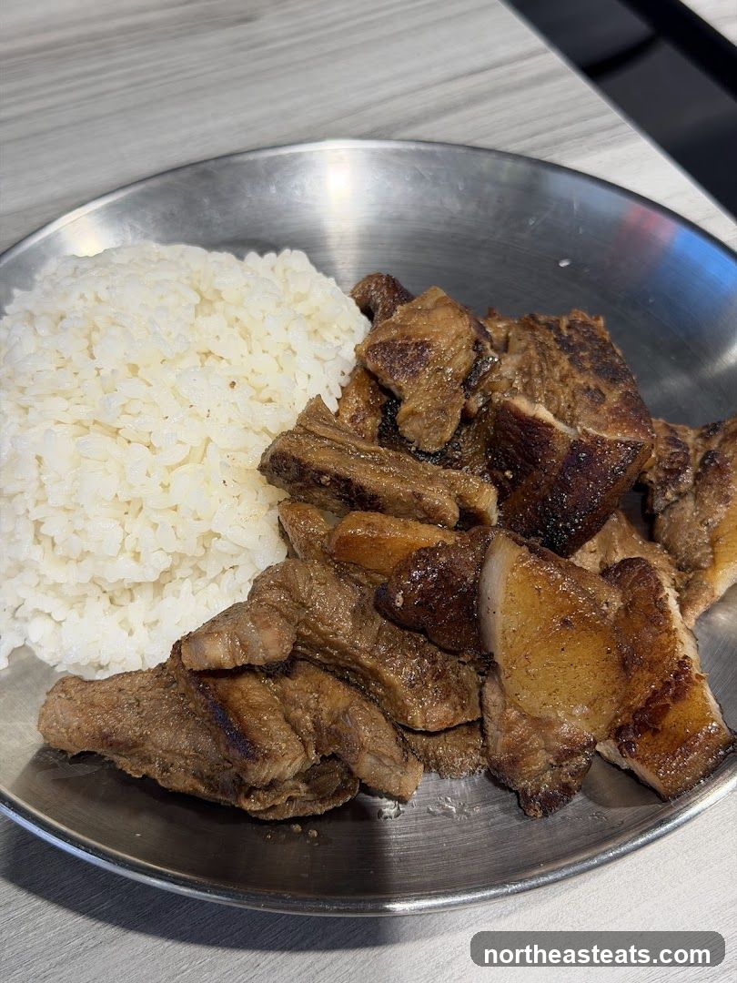 Grilled Meat and Rice