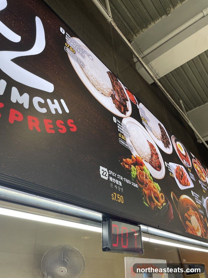 Kimchi Express Menu