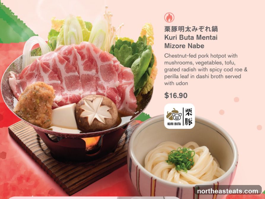 Kuri Buta Mentai Mizore Nabe