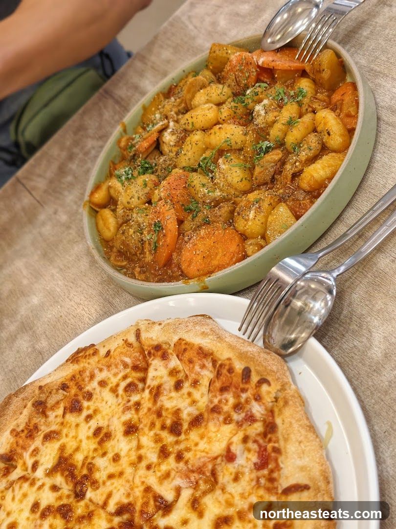 Gnocchi and Pizza