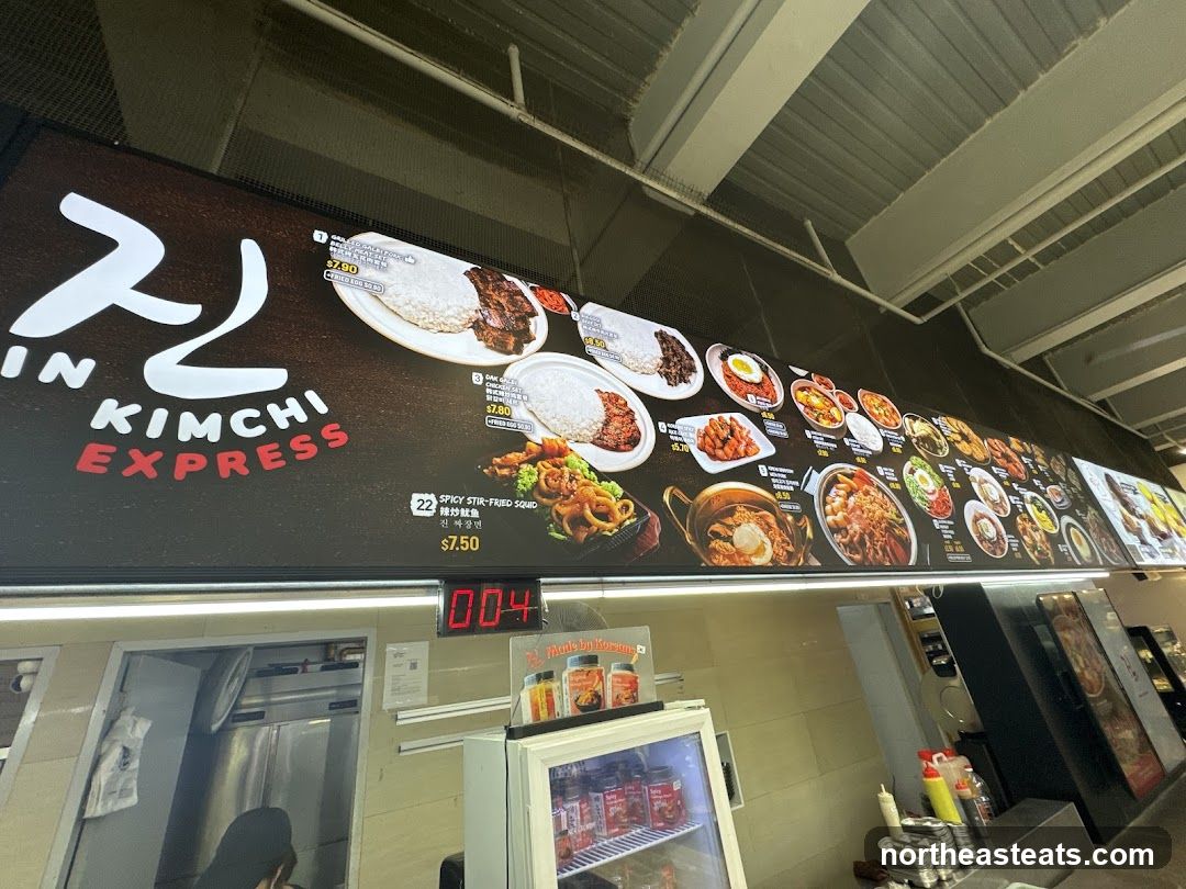 Kimchi Express Menu